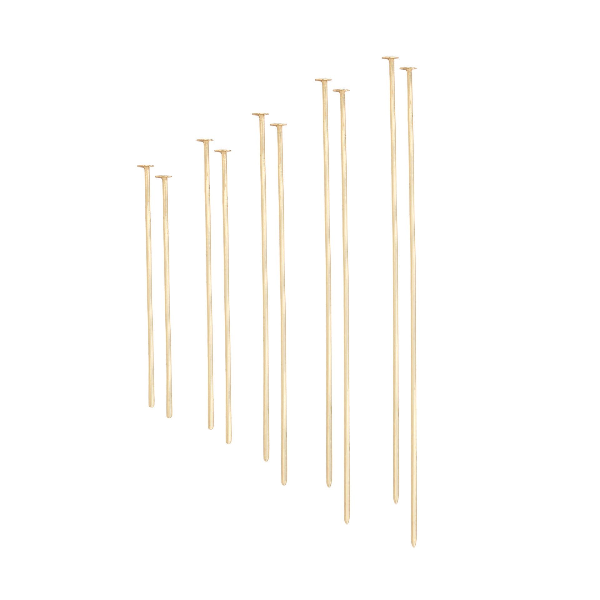100 PCS/Package Copper Jewelry Pins For Crafting And Accessories