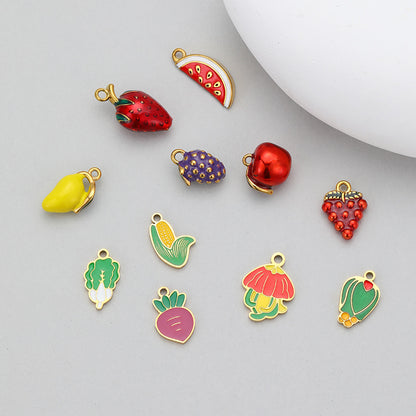 Pastoral Fruit Pendant For Love Charms, Featuring Elegant Design And Charming Appeal