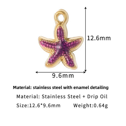 Starfish Pendant For Love Charms