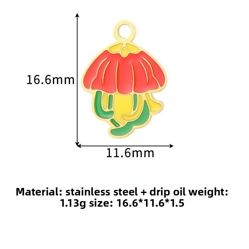 Pastoral Fruit Pendant For Love Charms, Featuring Elegant Design And Charming Appeal