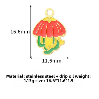 Pastoral Fruit Pendant For Love Charms, Featuring Elegant Design And Charming Appeal
