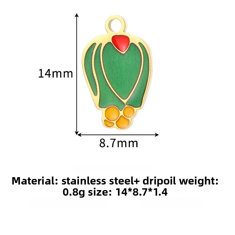 Pastoral Fruit Pendant For Love Charms, Featuring Elegant Design And Charming Appeal