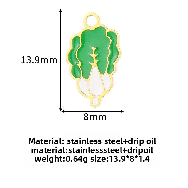Pastoral Fruit Pendant For Love Charms, Featuring Elegant Design And Charming Appeal