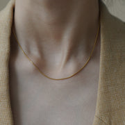 Gold Snake Chain 45cm Chain Length