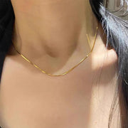 Gold - Round Snake Bone [40+5]