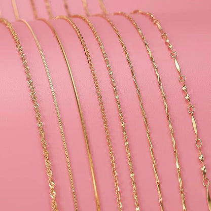Lips For Love Charms Necklace In Golden Titanium Steel With Cable Chain