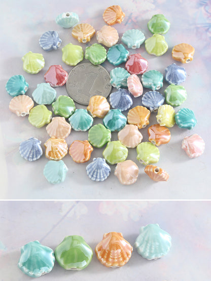 Ceramics Shell Love Charms Jewelry Accessories In Colour
