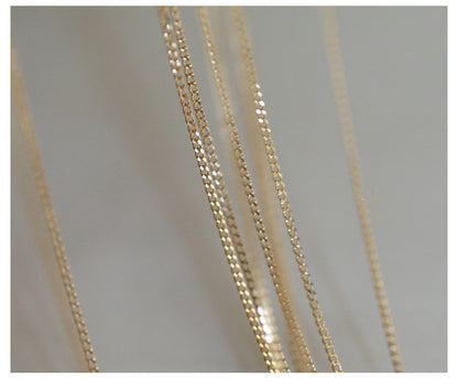 For Love Charms Necklace In 925 Sterling Silver With 14K Real Gold Plated Finish, Available In Golden