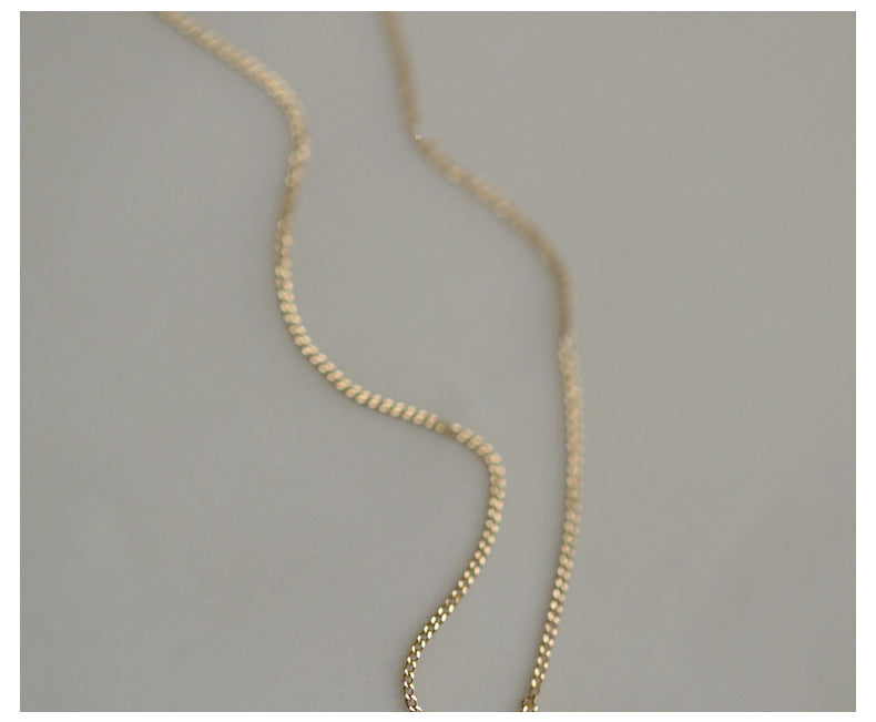 For Love Charms Necklace In 925 Sterling Silver With 14K Real Gold Plated Finish, Available In Golden