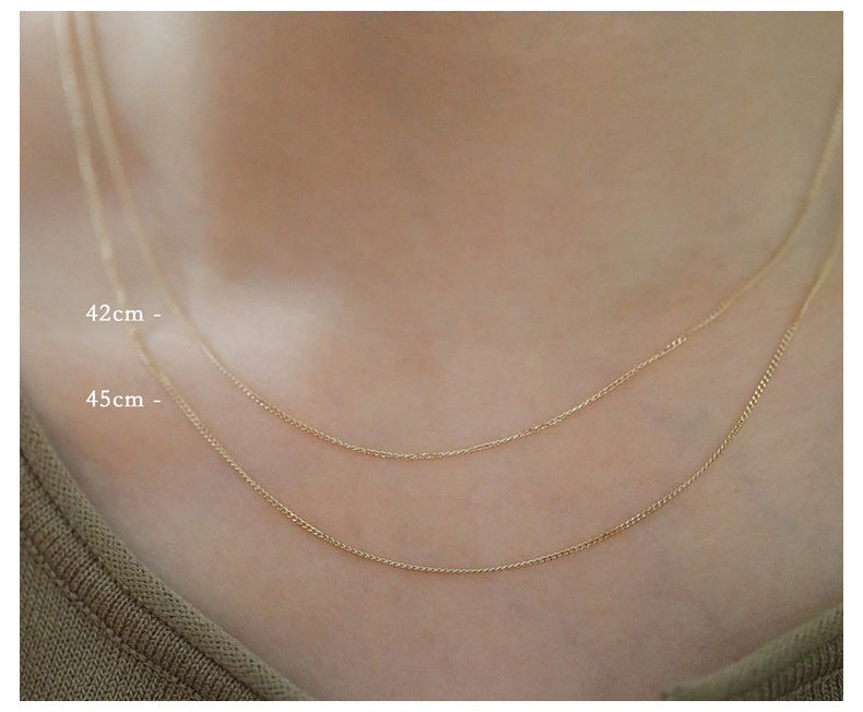 For Love Charms Necklace In 925 Sterling Silver With 14K Real Gold Plated Finish, Available In Golden