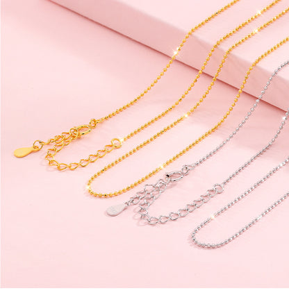925 Sterling Silver Necklace For Love Charms, Silver, 1 Piece