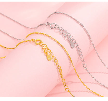 925 Sterling Silver Necklace For Love Charms, Silver, 1 Piece