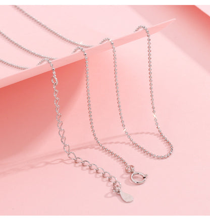 925 Sterling Silver Necklace For Love Charms, Silver, 1 Piece