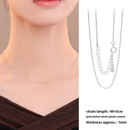 925 Sterling Silver Necklace For Love Charms, Silver, 1 Piece