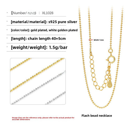 925 Sterling Silver Necklace For Love Charms, Silver, 1 Piece