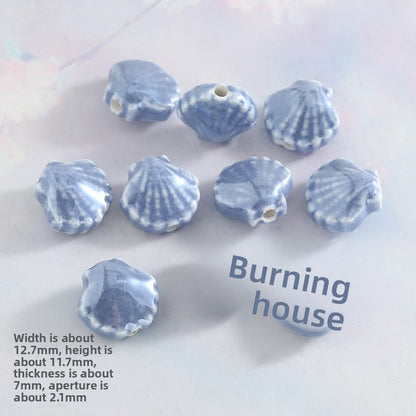 Ceramics Shell Love Charms Jewelry Accessories In Colour