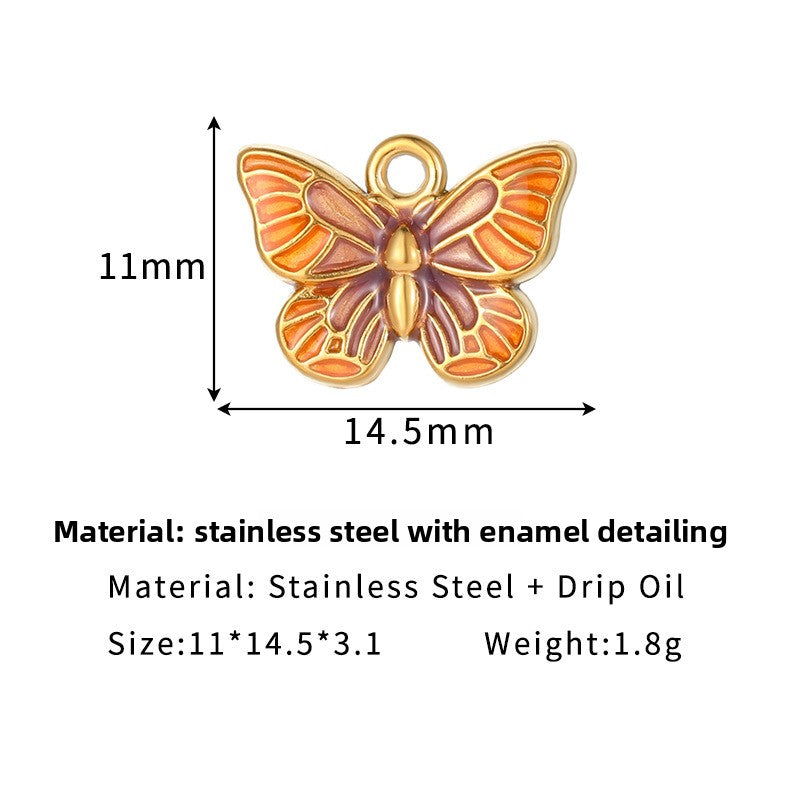 Butterfly Pendant For Love Charms, Elegant Design Perfect For Gift Giving