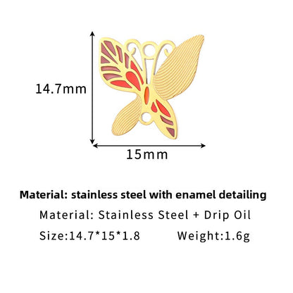 Butterfly Pendant For Love Charms, Elegant Design Perfect For Gift Giving