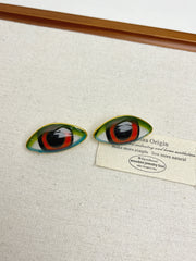 Red Devil Eye Earrings EH1002 (S925 Silver Needle)