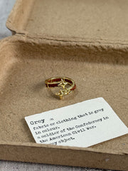 Type B Gold Star Ring JZ0307
