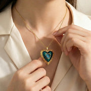 Green Dripping Heart