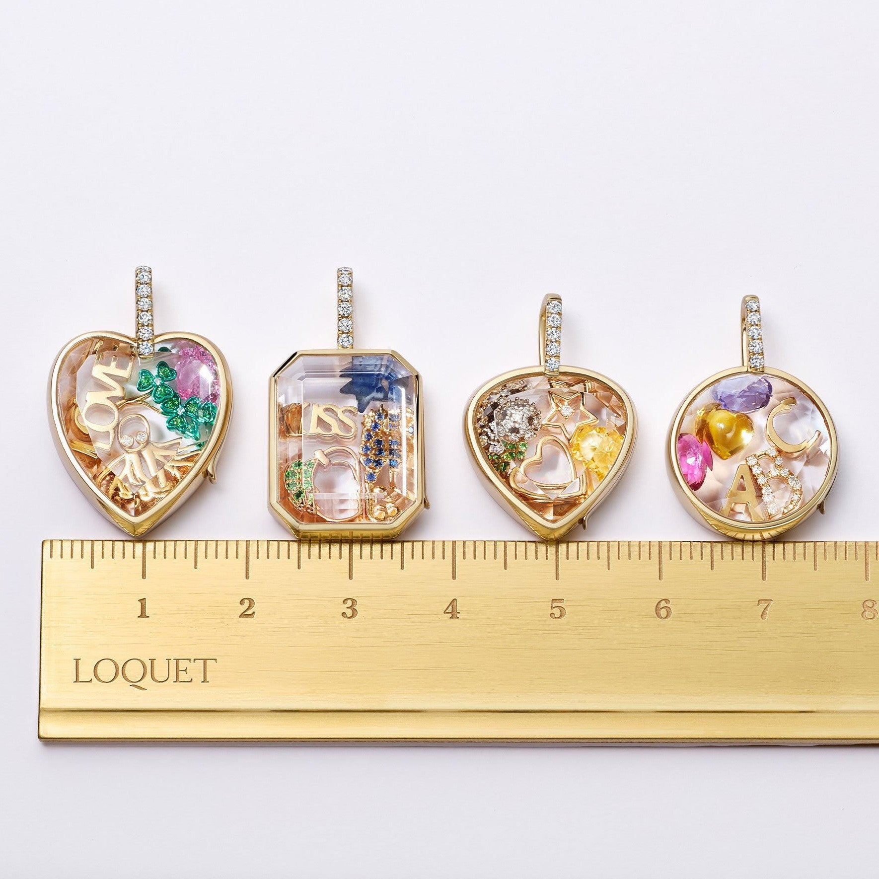Copper Animal Love Charms Necklace For Women Featuring Transparent Zircon Inlay, 1 Piece