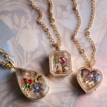 Rainbow Copper Love Charms Jewelry Accessories In Colour