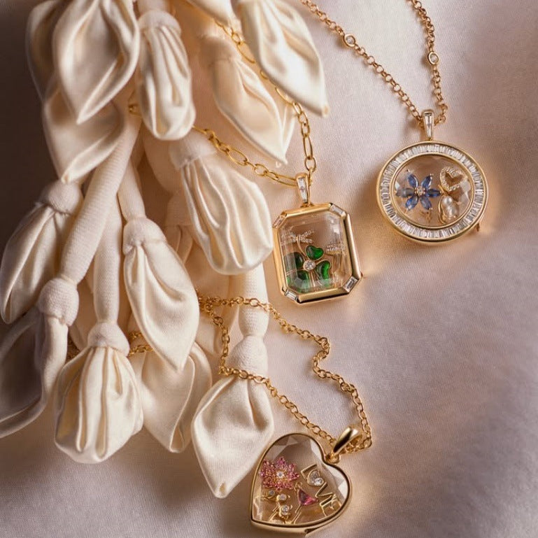 Rainbow Copper Locket Charms Featuring Love Charms, Available In Colour For Jewelry Accessories