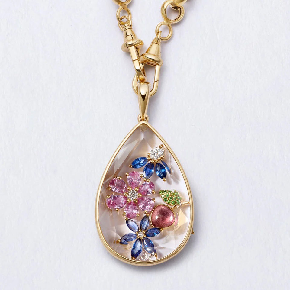 Rainbow Copper Love Charms Jewelry Accessories In Colour