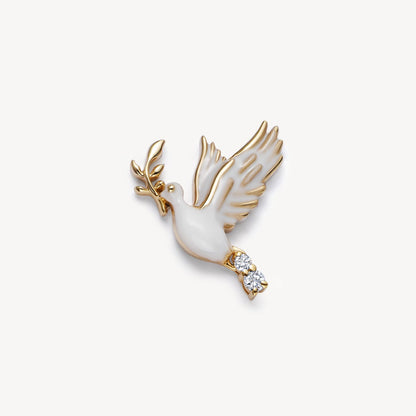 Heart Shape Locket Necklace For Women In Copper With Electroplated Gold Plating And Zircon Inlay