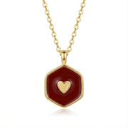 Dark Red Necklace