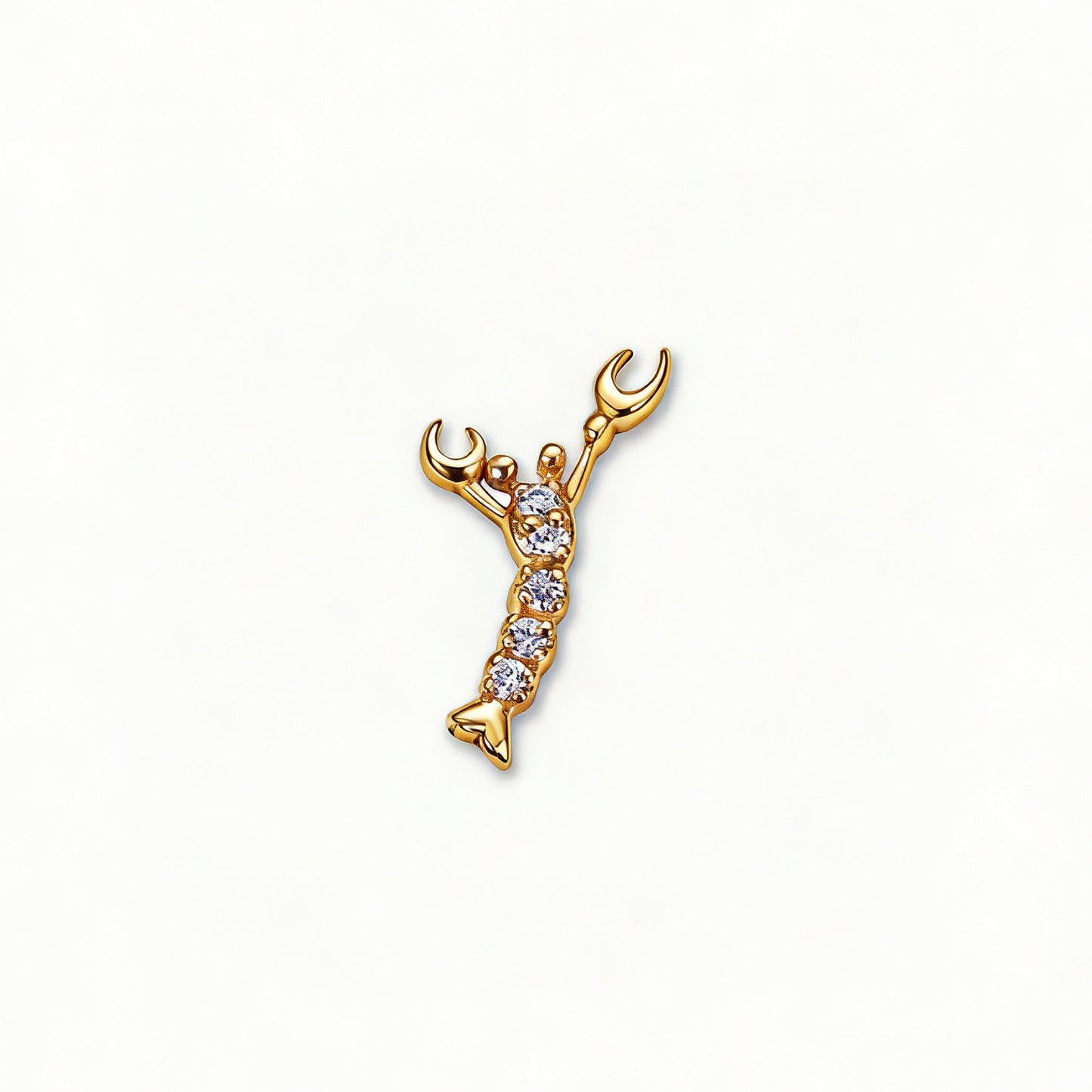 Copper Animal Love Charms Necklace For Women Featuring Transparent Zircon Inlay, 1 Piece