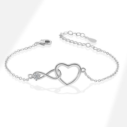 Heart Shape Necklace For Women Featuring Electroplated Copper With Cable Chain, Elegant Jewelry Set