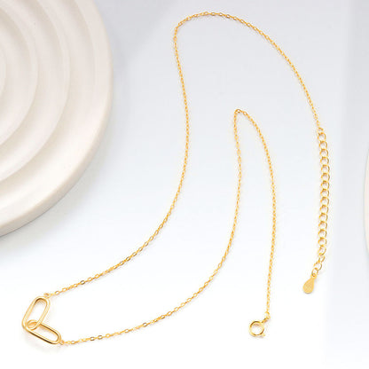 Heart Shape Choker For Women Featuring Zircon Inlay On Copper With Electroplated Gold Plating And Cable Chain
