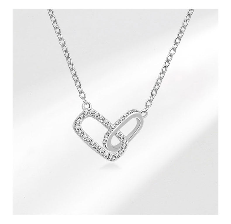 Heart Shape Choker For Women Featuring Zircon Inlay On Copper With Electroplated Gold Plating And Cable Chain