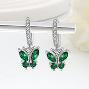 Emerald May (Butterfly Earrings)