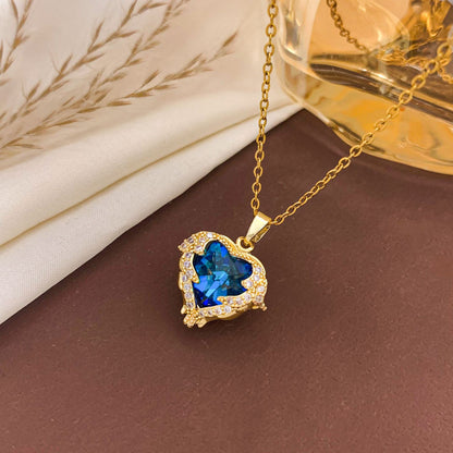 Ocean Sweet Necklace For Women In Titanium Steel With Cable Chain