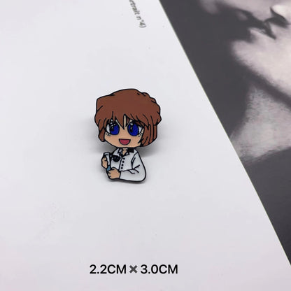 Metal Dumpling Salmon Sushi Tempura Rice Ball Badge Pin Clothing Bag Badge Alloy Brooch