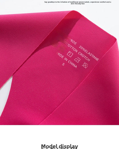 Seamless Solid Color Bikini Panties For Women In Low Waist Design, Made Of Nylon, Suitable For All Seasons