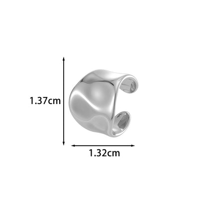 Leaf Pattern Ear Cuffs For Women Featuring 18K Real Gold Plated Copper With Electroplating Process