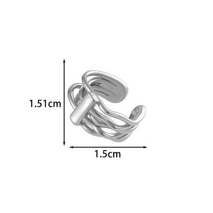 C Shape Ear Cuffs For Women Featuring Copper Material With 18K Real Gold Plated Electroplating Process