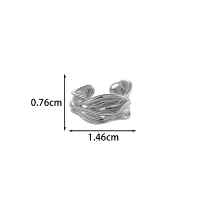 C Shape Ear Cuffs For Women Featuring Copper Material With 18K Real Gold Plated Electroplating Process