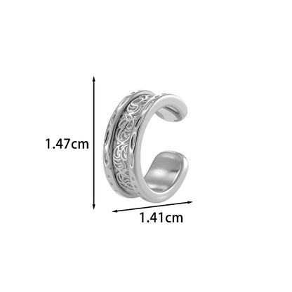 C Shape Ear Cuffs For Women Featuring Copper Material With 18K Real Gold Plated Electroplating Process