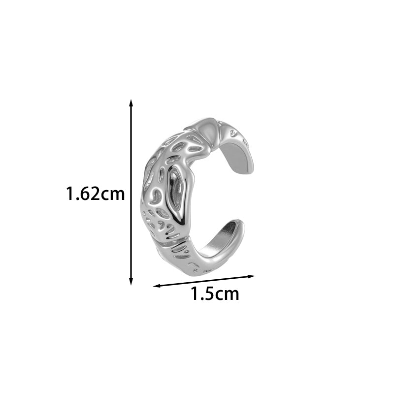 C Shape Ear Cuffs For Women Featuring Copper Material With 18K Real Gold Plated Electroplating Process