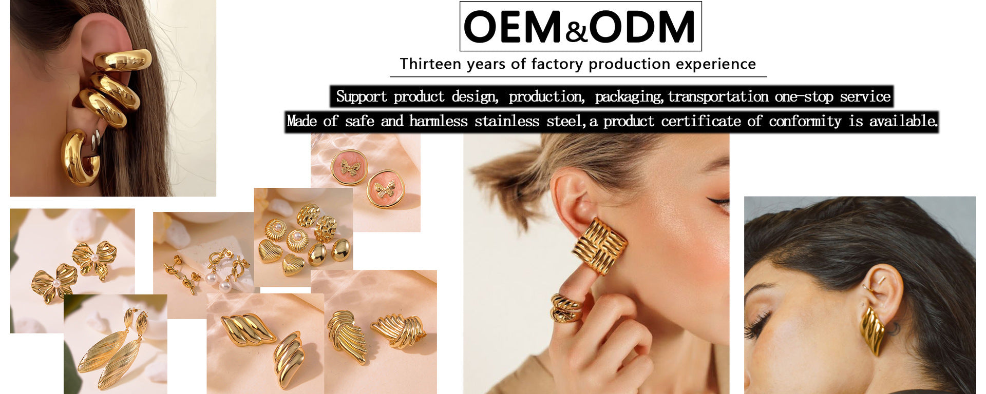 Oval Earrings For Women Made Of Durable 304 Stainless Steel In Elegant Steel Color