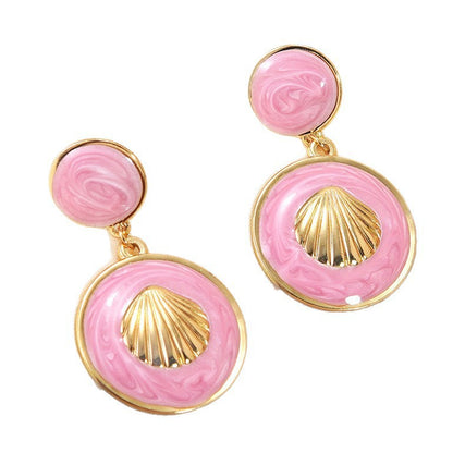 For Earrings Crafted From Durable 304 Stainless Steel Featuring Enamel Design