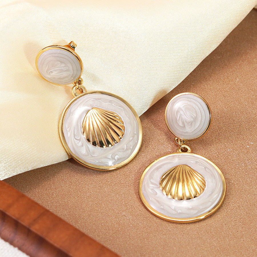 For Earrings Crafted From Durable 304 Stainless Steel Featuring Enamel Design