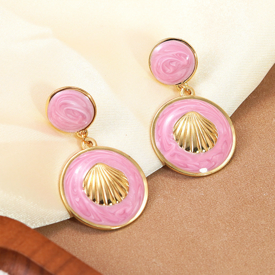 For Earrings Crafted From Durable 304 Stainless Steel Featuring Enamel Design