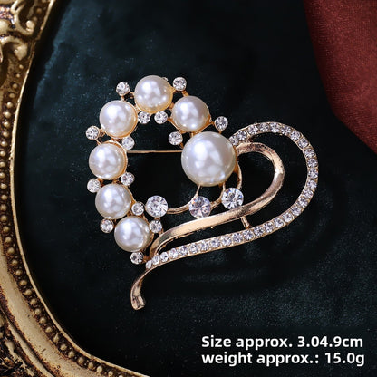 Chinese Ancient Style Lapel Pin High-End Light-Proof Suit Jacket Autumn Winter Accessories