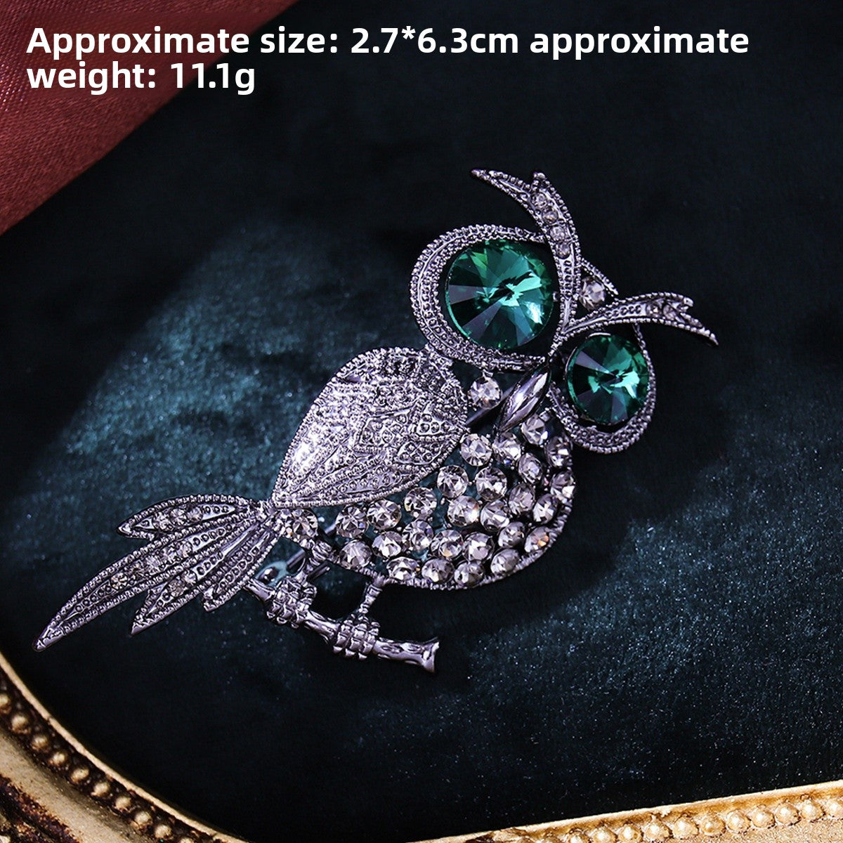 Chinese Ancient Style Lapel Pin High-End Light-Proof Suit Jacket Autumn Winter Accessories